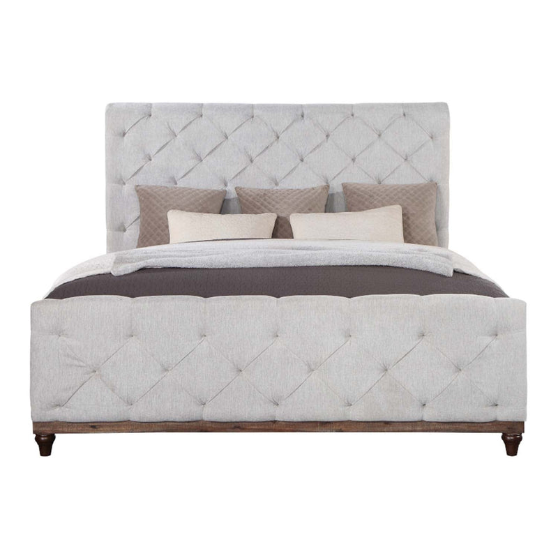 Andria King Bed, Reclaimed Oak Finish Acme