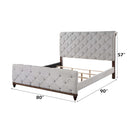 Andria King Bed, Reclaimed Oak Finish Acme