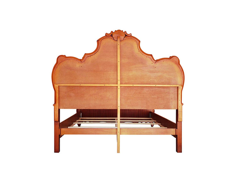 Picardy California King Bed, Honey Oak Finish Acme