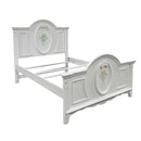 Flora Full Bed, White Finish Acme
