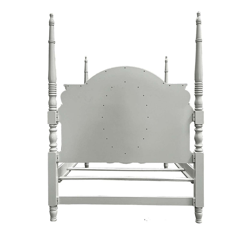 Flora Full Bed w/Poster, Gray Finish Acme