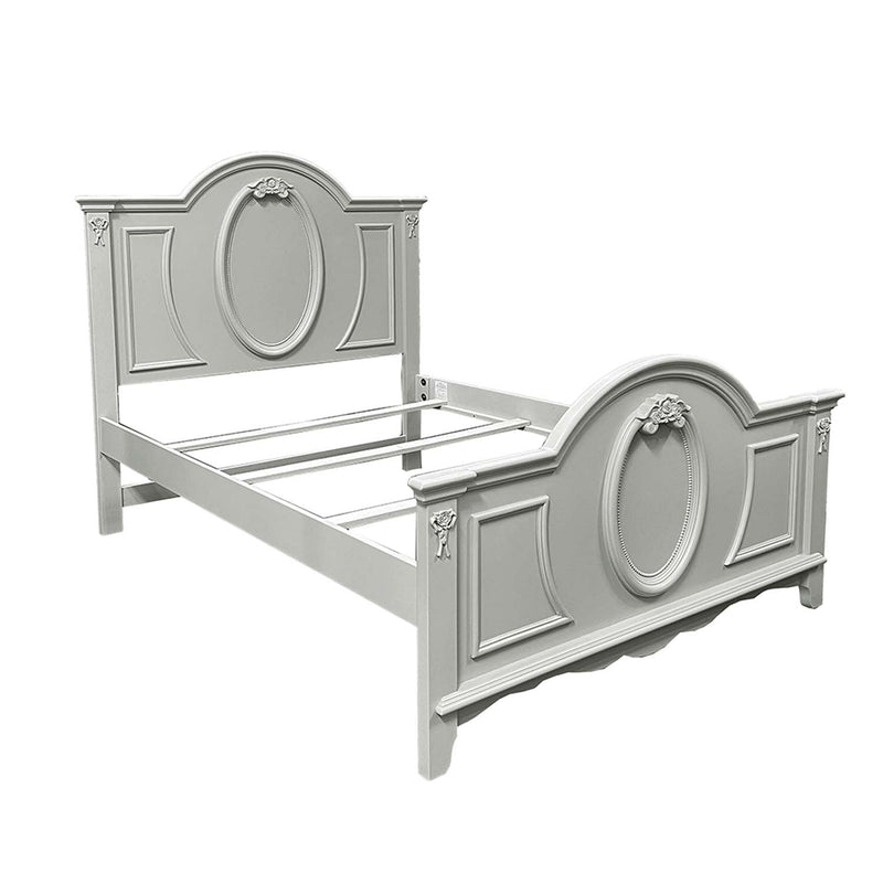 Flora Full Bed, Gray Finish Acme