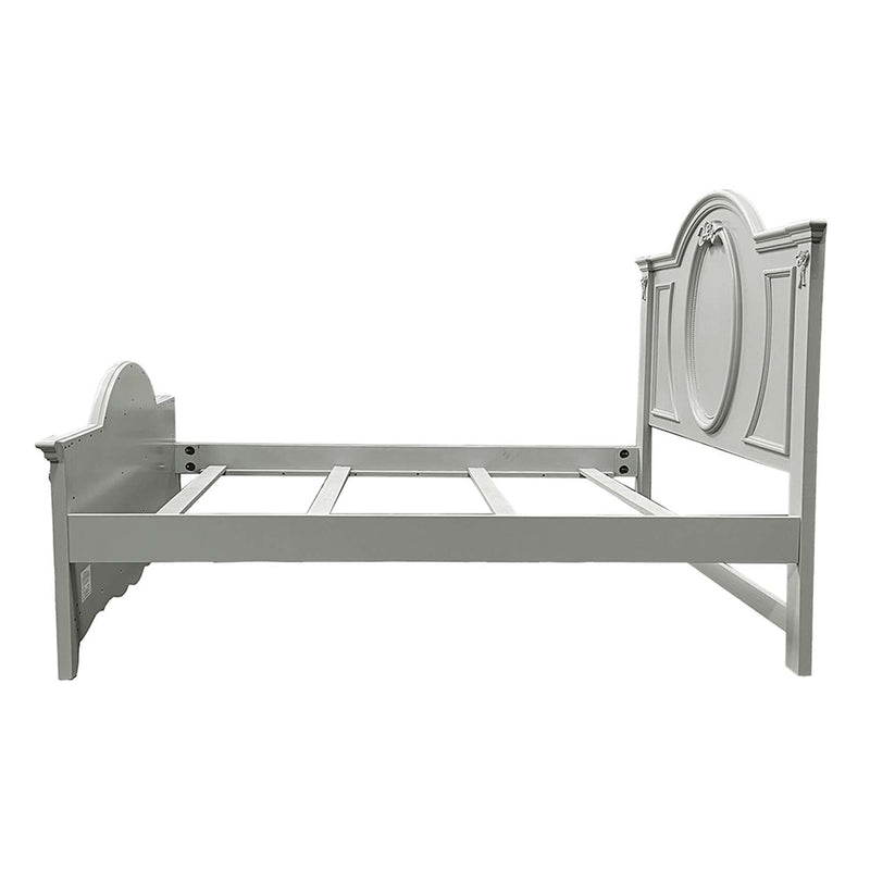 Flora Full Bed, Gray Finish Acme