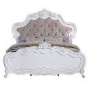 Latisha King Bed, White Finish Acme
