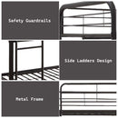 Cairo Triple Full Bunk Bed, Sandy Black Finish Acme