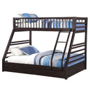 Jason Twin Xl/Queen Bunk Bed w/Storage, Espresso Finish Acme