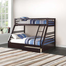 Jason Twin Xl/Queen Bunk Bed w/Storage, Espresso Finish Acme