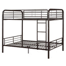 Bristol Full/Full Bunk Bed, Dark Brown Finish Acme