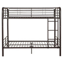 Bristol Full/Full Bunk Bed, Dark Brown Finish Acme