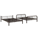 Bristol Full/Full Bunk Bed, Dark Brown Finish Acme