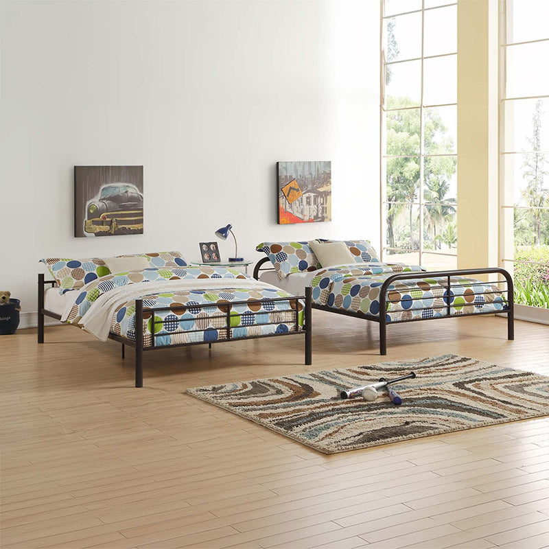 Bristol Full/Full Bunk Bed, Dark Brown Finish Acme