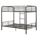 Bristol Full/Full Bunk Bed, Gunmetal Finish Acme