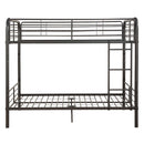 Bristol Full/Full Bunk Bed, Gunmetal Finish Acme