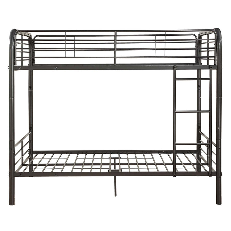 Bristol Full/Full Bunk Bed, Gunmetal Finish Acme