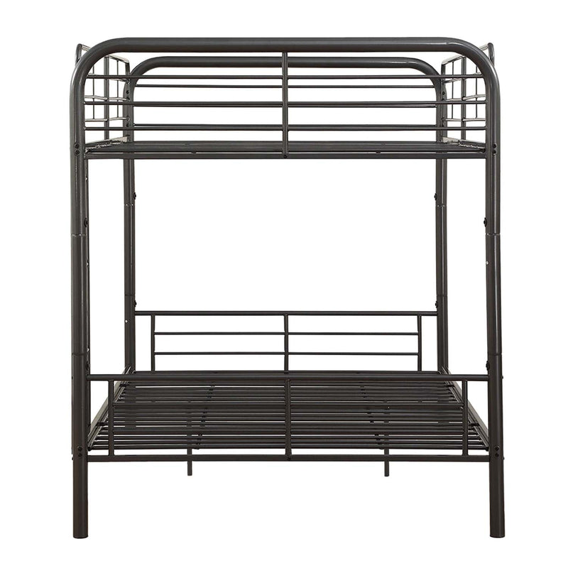 Bristol Full/Full Bunk Bed, Gunmetal Finish Acme