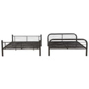 Bristol Full/Full Bunk Bed, Gunmetal Finish Acme
