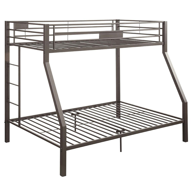 Limbra Twin/Full Bunk Bed, Sandy Brown Finish Acme