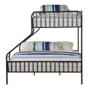 Caius Twin Xl/Queen Bunk Bed, Gunmetal Finish Acme
