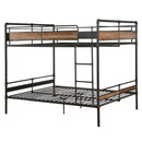 Brantley II Double Queen Bunk Bed, Sandy Black & Dark Bronze Acme