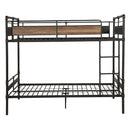 Brantley II Double Queen Bunk Bed, Sandy Black & Dark Bronze Acme