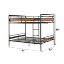 Brantley II Double Queen Bunk Bed, Sandy Black & Dark Bronze Acme
