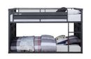 Cargo Twin/Twin Bunk Bed, Gunmetal Finish Acme