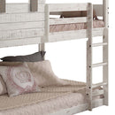 Darlene Twin/Twin Bunk Bed, Rustic White Finish Acme