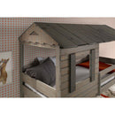 Darlene Twin/Twin Bunk Bed, Rustic Gray Finish Acme