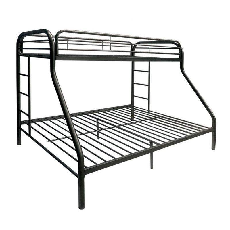 Tritan Twin XL/Queen Bunk Bed, Black Finish Acme