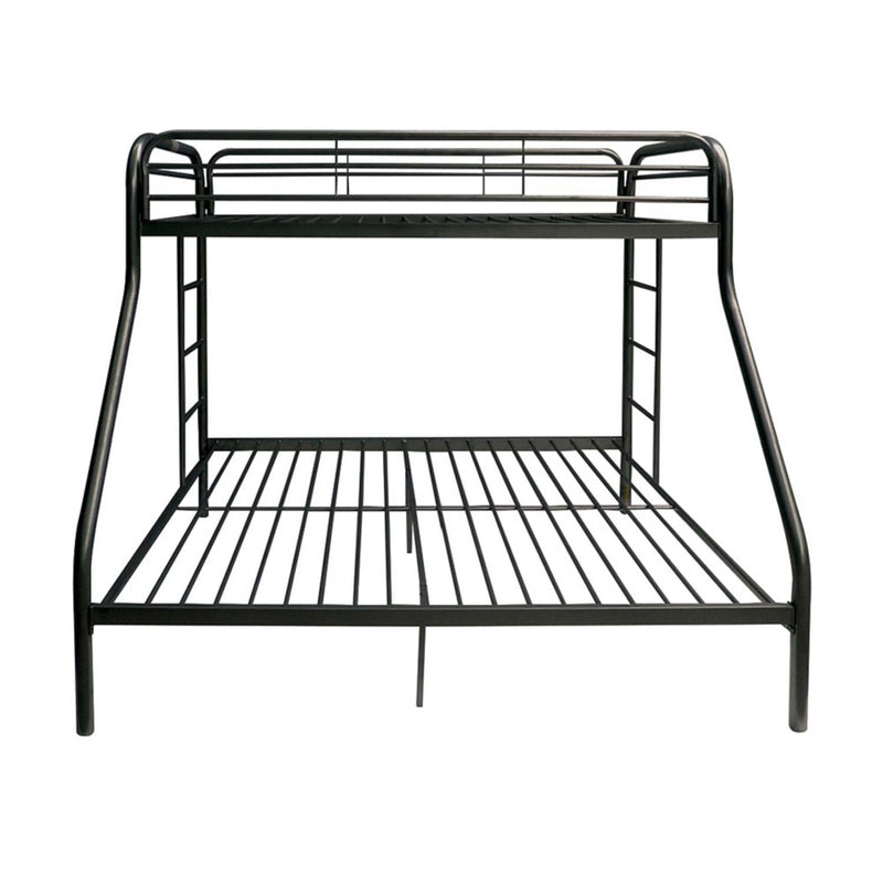 Tritan Twin XL/Queen Bunk Bed, Black Finish Acme