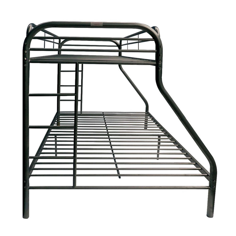 Tritan Twin XL/Queen Bunk Bed, Black Finish Acme