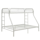 Tritan Twin XL/Queen Bunk Bed, White Finish Acme