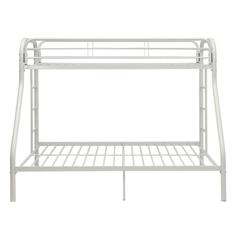 Tritan Twin XL/Queen Bunk Bed, White Finish Acme