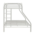 Tritan Twin XL/Queen Bunk Bed, White Finish Acme