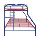 Tritan Twin/Full Bunk Bed, Rainbow Finish Acme
