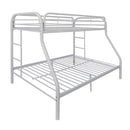 Tritan Twin/Full Bunk Bed, White Finish Acme