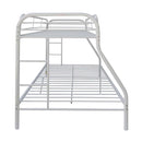 Tritan Twin/Full Bunk Bed, White Finish Acme