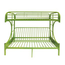 Eclipse Twin/Full Futon Bunk Bed, Green Finish Acme