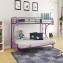 Eclipse Twin/Full Futon Bunk Bed, Purple Finish Acme