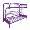 Eclipse Twin/Full Futon Bunk Bed, Purple Finish Acme