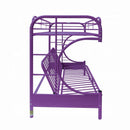 Eclipse Twin/Full Futon Bunk Bed, Purple Finish Acme