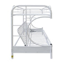 Eclipse Twin/Full Futon Bunk Bed, White Finish Acme