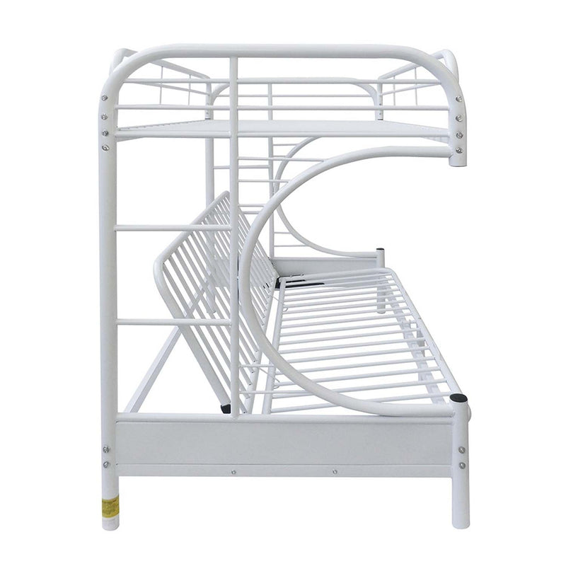 Eclipse Twin/Full Futon Bunk Bed, White Finish Acme