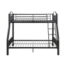 Cayelynn Twin/Full Bunk Bed, Black Finish Acme