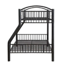 Cayelynn Twin/Full Bunk Bed, Black Finish Acme