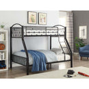 Cayelynn Twin/Full Bunk Bed, Black Finish Acme