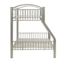 Cayelynn Twin/Full Bunk Bed, Silver Finish Acme