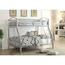 Cayelynn Twin/Full Bunk Bed, Silver Finish Acme