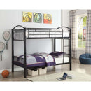 Cayelynn Twin/Twin Bunk Bed, Black Finish Acme