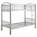Cayelynn Twin/Twin Bunk Bed, Silver Finish Acme